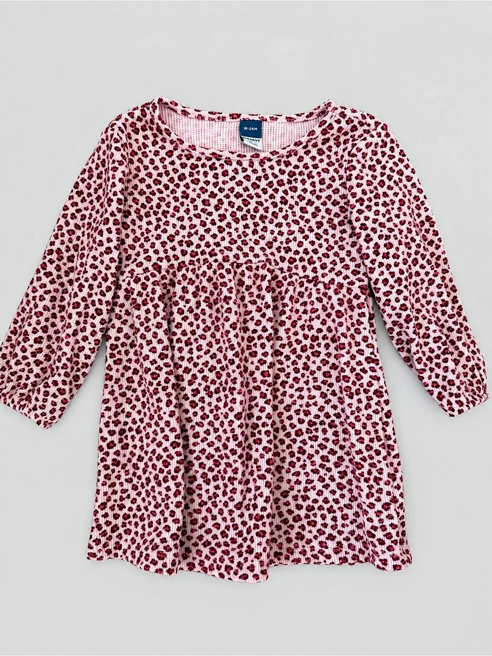 💛⚡️PICK 5/ $20 - Old Navy Girls Animal Print Dress Size 18-24M